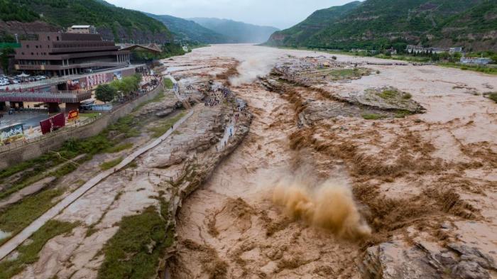 黃河壺口瀑布進(jìn)入秋季最佳觀賞期