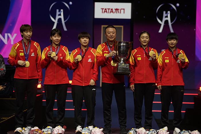 逆轉(zhuǎn)擊敗日本隊！國乒女隊奪得世乒賽六連冠