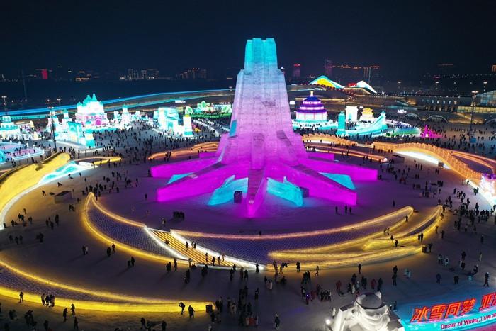 人氣爆棚！第26屆哈爾濱冰雪大世界開園